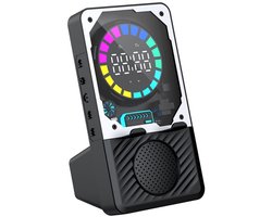 Fivesquare MechaStand RGB Speaker – Bluetooth Speaker met Mecha Design, Telefoonhouder, Alarmklok & 5W RGB Licht