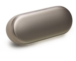 Harman Kardon Luna 2 - Portable Bluetooth speaker - Draadloze Muziek Box - Met Sfeerverlichting - Beige/Sand