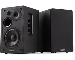 HiFi speakers - Audizio KS01 - Boekenplank speakers - Bluetooth - 80W - Zwart