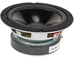 HQ-Power Luidspreker, subwoofer, 6.5", vermogen 250 W/125 W RMS, impedantie 8 Ω, zwart