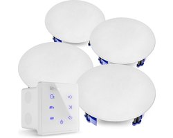 Inbouw versterker met 4 plafondspeakers - Power Dynamics Powerline A100WSet