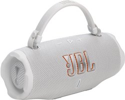 JBL Charge 6 - Draadloze Bluetooth Speaker met Afneembare Draagriem - Portable Muziek Box - 28 uur - Waterdicht - IP68 - Wit