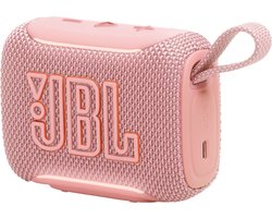 JBL Go 5 - Draadloze Bluetooth Mini Speaker – Voor Onderweg en Thuis – Sfeerverlichting - Draadloos Muziek Box – Boxje - 10 uur - IP68 - Waterdicht - Roze