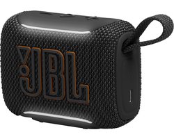 JBL Go 5 - Draadloze Bluetooth Mini Speaker – Voor Onderweg en Thuis – Sfeerverlichting - Draadloos Muziek Box – Boxje - 10 uur - IP68 - Waterdicht - Zwart