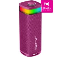 JLAB Jbuds Party Speaker – Bluetooth Speaker - Draadloze Speaker met 12 uur Batterijduur – 30 Watt – Multipairing – Equalizer via de App - IPX6 Waterproof - Mulberry