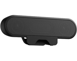 longziming -Desktop Speaker met Dual-Luidsprekers – Compacte Monitor Speaker met Diepe Bass – Plug & Play – Volume- en Mute Knoppen – USB Pc-luidspreker voor desktop en laptop