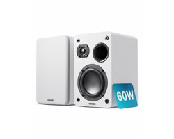 Majority D70X Passive Bookshelf Speakers - Stereo - 60 W RMS - Ingebouwde Woofer - Wit