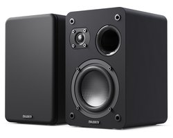 Majority D70X Passive Bookshelf Speakers - Stereo - 60 W RMS - Ingebouwde Woofer - Zwart