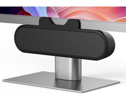 Mini draagbare speaker, soundbar, 10 watt, USB interface, aansluitbaar op Geschikt voor laptop, zwart.