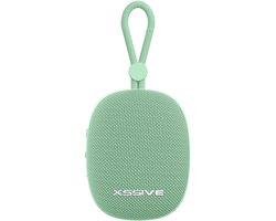Mini Speaker Bluetooth 5.3 - 12+ Uur Afspeeltijd - Spatwaterbestendig - Draadloze Speakers Klein - Groen