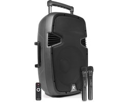 Mobiele speaker - Vonyx SPJ-PA912 Bluetooth speaker met verlichting en draadloze microfoon