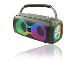 OKOP Bluetooth speaker - Draadloze muziek box - Draagbaar - Verlichting - 2x5W - Verschillende kleuren - RGB LED -Groen
