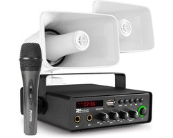 Omroepinstallatie auto - Power Dynamics - met 2 speakers en Bluetooth - 30W - 12V