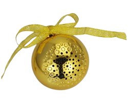 Pandora BT200 – Draadloze Kerstbal Bluetooth Speaker – Glanzend Goud – 3W – USB Oplaadbaar