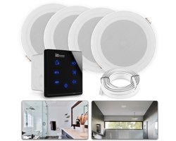 Power Dynamics A100 badkamerspeaker set - Bluetooth speaker voor badkamer - 5 Inch - 160W - Zwart