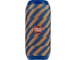Pulver draadloos Speaker Oranje & blauw - Muziek box - TG Prox - 10 watt - Speakers – Draadloos – werkt op bluetooth