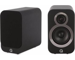 Q Acoustics 3010i - Compacte Boekenplank Luidsprekers - Zwart (per paar)
