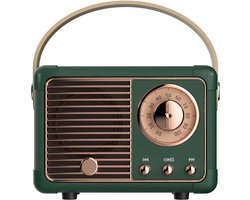 Retro bluetooth speaker - vintage decor - draagbare draadloze bluetooth speaker - Groente