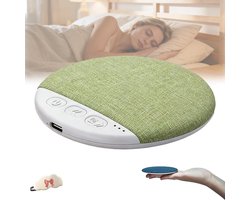 Slaapkussenluidspreker, Bluetooth-luidspreker voor onder het kussen, mini-slaaphulpmiddel met botgeleiding, stereobas, timer voor witte ruis en draadloze slaapondersteuning. (Groen)