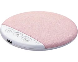 Slaapkussenluidspreker, Bluetooth-luidspreker voor onder het kussen, mini-slaaphulpmiddel met botgeleiding, stereobas, timer voor witte ruis en draadloze slaapondersteuning. (Roze)