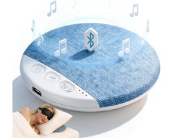 Slaapsprekers - Bluetooth - Ultra Dun (1.1 cm) - Kussen Speaker met Timer - 20-48 uur Accu - Witte Ruis - Voor Beter Slapen - Draadloos - Blauw