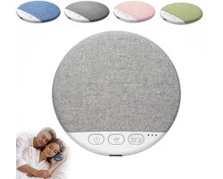 Slaapsprekers - Slaapkussenluidspreker - Bluetooth-luidspreker voor onder het kussen - Botgeleiding Technologie - Witte Ruis - Draadloos - mini-slaaphulpmiddel met botgeleiding - met rustgevende geluiden en slaaptimer - voor zijslapers - grijs