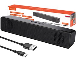 Soundbar - Zeniwre - BT-S058 - Soundbar voor TV met Dolby Atmos - Draadloze Bluetooth Speaker - AUX - USB 3.0/2.0 - Mini Jack 3,5 mm - Ingebouwde FM-radio - Ingebouwde ruisonderdrukking