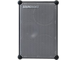 Soundboks 4 Zwart / Chrome Grille – Draagbare Bluetooth Speaker – Extreem Krachtig Geluid – Lange Batterijduur – voor Feesten, DJ & Outdoor Gebruik