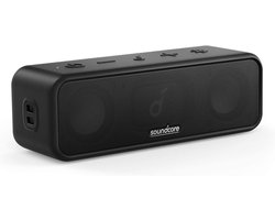 Soundcore 3 Portable Bluetooth Speaker Zwart