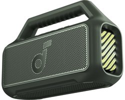 soundcore Boom 2 Outdoor Speaker, 80W, Subwoofer, BassUp 2.0, 24H Playtime, IPX7 Waterproof, Floatable, RGB Lights, USB-C, Custom EQ, Bluetooth 5.3, Portable For Outdoors, Camping, Beach, and Backyard-Groen