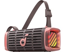 soundcore Boom 3i van Anker – Robuuste outdoorluidspreker, Bluetooth-luidspreker, waterdicht IP68, 50 W BassUp™ 2.0-geluid, Bluetooth 5.3, 16 uur speeltijd, lichtshow + TWS-stereo, kajakken, vissen, kamperen