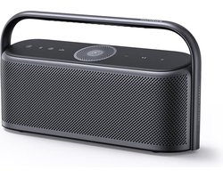 soundcore by Anker Motion X600 Draadloze Bluetooth Speaker – 50W Geluidsvermogen – Immersive Spatial Audio – 5 Drivers en 5 Versterkers – 12 Uur Speeltijd – IPX7 Waterdicht – USB-C Opladen – Zwart