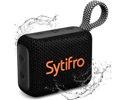SYTIFRO Draagbare Bluetooth Speaker - 10 uur lang muziek luisteren - Extra Bass - Bluetooth-luidspreker binnen en buiten - Zwart