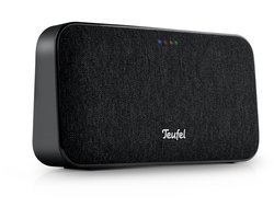 Teufel Motiv GO Voice draadloze Bluetooth-luidspreker - Draagbare Bluetooth-luidspreker met lange accuduur (16 uur) & wifi, Google Assistant, Chromecast ingebouwd, spraakbesturing - zwart