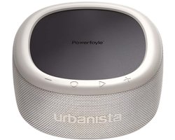 Urbanista Malibu Draagbare Bluetooth Luidspreker – Powerfoyle™ Light Charging – 20u Batterijreserve – IP67 Waterdicht – Grijs