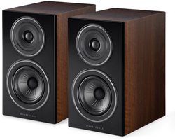 Wharfedale Diamond 12.0 Boekenplank Speakers – Stereo Hifi Set – Compact Formaat – 2-weg Luidsprekers – Passieve Speakers – Walnoot