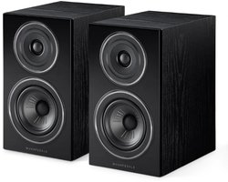 Wharfedale Diamond 12.2 Boekenplank Speakers – Stereo Hifi Set – Compact Formaat – 2-weg Luidsprekers – Passieve Speakers – Zwart
