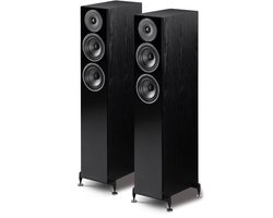 Wharfedale Diamond 12.3 Vloerstaande Speakers - Hifi Stereo Set - Passieve Speakers - 2,5-Weg Luidsprekers - Zwart