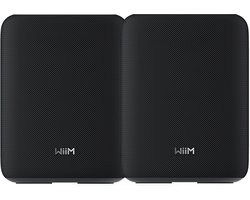 Wiim Sound Lite Twin - Draadloze Wifi Speaker voor Multiroom - Zwart (2 stuks)