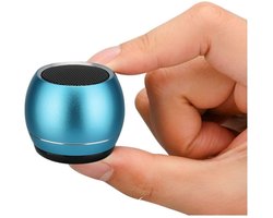 Ynkkvre - Bluetooth Speaker - Mini Draagbare Luidspreker - Draadloze Bluetooth Speaker - True Wireless Stereo - Compacte Draagbare Speaker Met Krachtige Geluidskwaliteit - 2 Stuks - Voor Reizen En Outdoor Gebruik Blauw