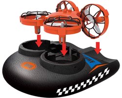 25308 Orange Trix-3 in 1 Hovercraft Drone – Multifunctionele Mini Drone voor Binnen en Buiten – Innovatief 3-in-1 Hovercraft, Helicopter en Auto Speelgoed – Perfect Cadeau voor Kinderen en Drone-liefhebbers Indsutrialhome