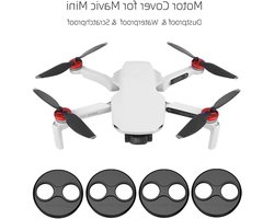 4-delige Aluminium Motorcover voor Bescherming van Motoren en Drones, Stofdicht, Waterdicht en Krassenbestendig Accessoire voor DJI Mavic Mini en Mini SE