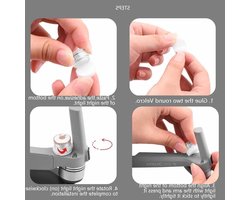 4 Stuks LED Strobe Lichten voor Drones - Navigatie- en Signaallampen voor Mavic Air, Mini, Phantom 3/4 - Rood & Blauw, Ideaal voor Nachtvluchten en Veiligheid