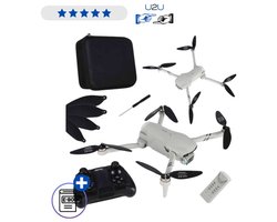 4DRC F10 Bestuurbare Drone Met FPV Wifi Camera En LED Verlichting - Opvouwbare RC Drone Met 4K HD Camera Altitude Hold One Key Take Off Voor Beginners En Recreatief Gebruik 3.7V Drone Met Ebook