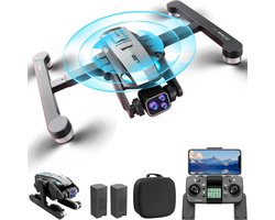 4K HD-camera GPS-drone voor volwassenen 5G Wifi FPV opvouwbaar RC quadcopter-borstelloze motor-automatische terugkeer-hindernisvermijding-360 graden volgen