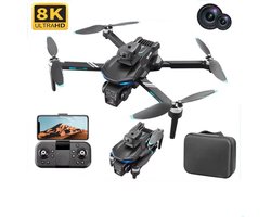 8K Drone met Camera - Borstelloze Motoren - FPV-Transmissie Drone voor Beginners met 2 Camera's Quadcopter - Inclusief 2 Batterijen - Drone Met Camera