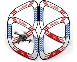 Allecto - Drone Racing obstakel course - FPV Racing Gates - Obstakel Vermijding - Training - Competitie - Racing Drone Kit - DIY - Drone Accessoires - DJI Avata 2 - Avata Drone - Gantry - Praktijk Track - Geschikt voor - Zwart - Wit - 5 STKS.