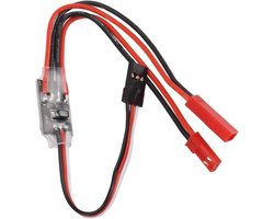 Allecto Elektrische Schakelaar - Afstandsbediening - 20A - Hoogspanning - Pwm-besturing - Geschikt voor Rc Drone - Zwart Elektronische Schakelaar voor Rc Drone en Pomp met Pwm-besturing - 3-30V - Aan-uitschakelaar met Afstandsbediening