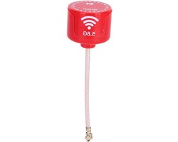 Allecto - FPV antenne - 5,8 GHz - LHCP - 3dBi - High gain - RC-antenne - Geschikt voor Racing Drone - ABS - FPV Model - Reserveonderdelen
