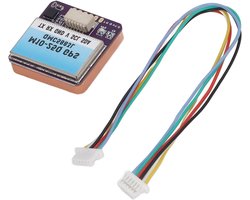 Allecto - GPS-module voor drones - QMC5883L kompas - Laag stroomverbruik - Compact - 10 Hz - Geschikt voor FPV Racing Drone.